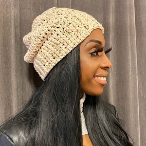 Handmade slouch cotton slouch beanie